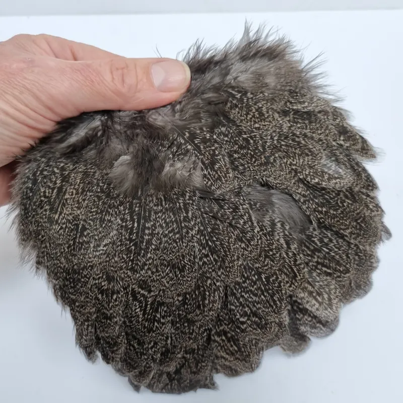 Whiting Coq de Leon Hen Saddle in Brown Speckled-4